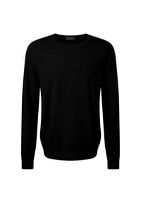 pierre cardin - Pullover mit Rundhalsausschnitt - Schwarz