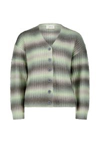 CARTOON - Strick-Cardigan mit V-Ausschnitt - Khaki/Cream