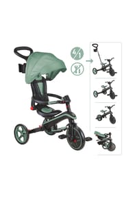 GLOBBER - EXPLORER TRIKE FOLDABLE 4in1 oliv grün - grün