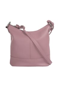 Cluty - Umhängetasche Echt Leder, Made In Italy - beige