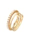 elli. Ring Elli Ring Stapelring Perlen 3Er Set 925 Silber Vergoldet Bild 1