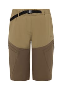 GLOBETROTTER - Outdoor-Shorts, Gummibund, für Damen - PETRIFIED OAK