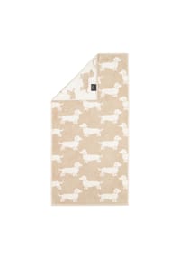 Cawö Handtuch - WE LOVE DOGS - NATUR/BEIGE - 33