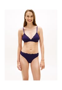 TOMMY HILFIGER - Triangel-BH Micro Lace, Spitze, für Damen - VLY  PURPLE