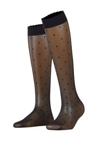 FALKE - Kniestrümpfe, 15 DEN, für Damen - 3009 BLACK