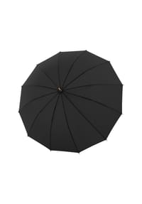 doppler® - Nature Long Bamboo Stockschirm 90 cm - uni black