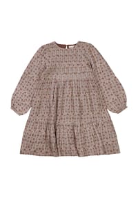 Marc O'Polo - Volantkleid, Elastikbündchen, für Kinder - 425 AUBERGINE RED