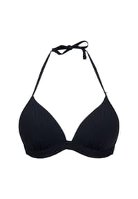 BRUNOTTI - Triangel-Bikini Lisselot-Rib, Neckholder, für Damen - 9999 BLACK