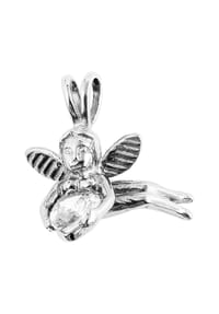 Adelia's Bold Style - Anhänger – Anhänger aus Edelstahl mit Zirkonia - silber