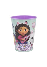 COFI - Gabby´s Dollhouse Becher Kinder 260 ml Trinkbecher für Kita & Frühstüc - Mehrfarbig 9,7x7,6x7,6 cm