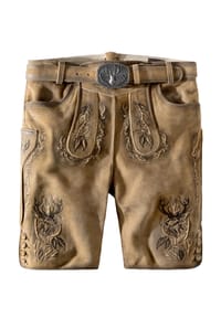 STOCKERPOINT - Trachtenlederhose Lewis - granit gespeckt