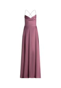 Vera Mont - Abendkleid mit Wasserfallausschnitt - 4715 DEEP DAHLIA