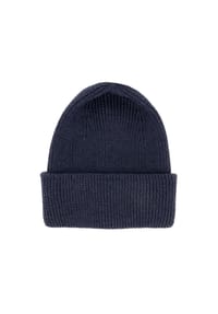 CAPO - Formstrickmütze Merinowolle Umschlag 2fach, - anthracite