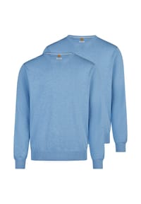 Redmond - Pullover 2er Pack Basic - Schwarz