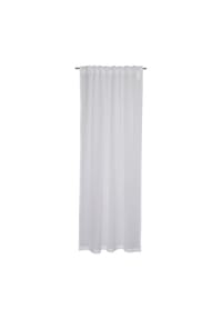 ESPRIT - Halbtransparenter Schlaufenvorhang LINEN - Weiß