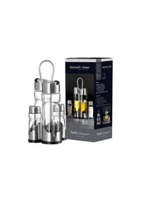 RitzenhoffAndBreker Menageset Basic 5er Set transparent-silber - BASIC - transparent-silber