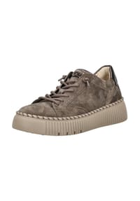 Gabor® - Veloursleder Sneaker - Braun/Grau
