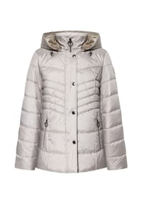 BETTY BARCLAY - Outdoorjacke mit abnehmbarer Kapuze - Grau