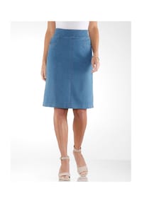 Sieh an! - Jeans-Rock - blue-bleached