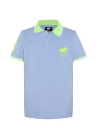 POLO SYLT - Poloshirt mit Logo-Stickerei und Kontrast-Akzenten - 11-0601 Bright White