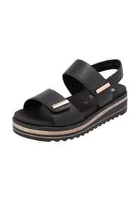 remonte® - Klassische Sandalen, Klettverschluss, für Damen - 0 SCHWARZ / 00
