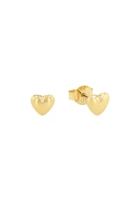 amor - Kinder Ohrstecker "Herz", 375er Gelbgold - GOLD