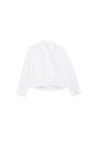s.Oliver - Hemdbluse, Raffungen, für Damen - 0100  WHITE