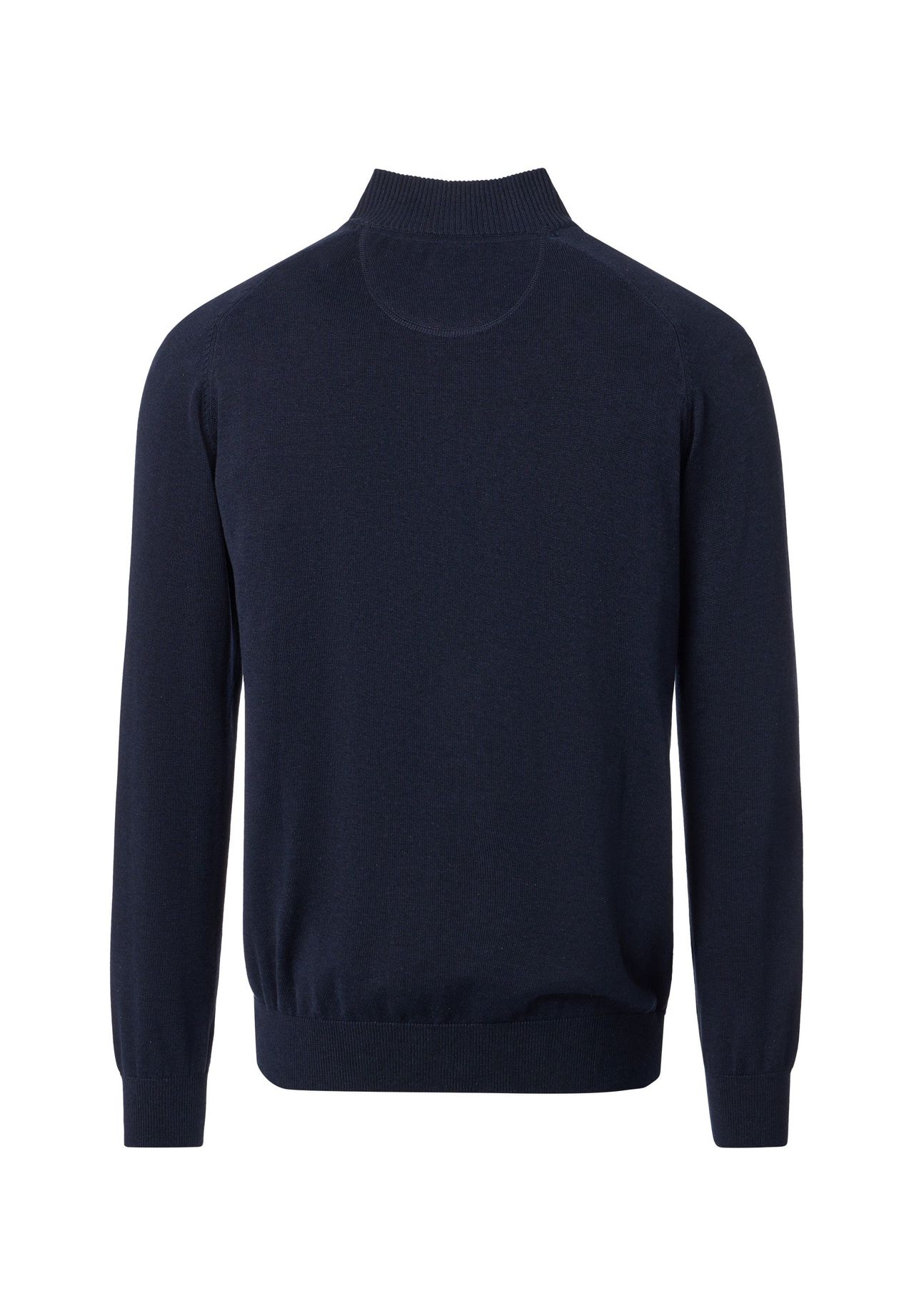 Casamoda Strickjacke, Stehkragen, Baumwolle, Uni, FüR Herren, Blau, M