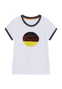 MANGUUN - WM-Shirt, Baumwolle, für Kinder - 1 SEQUINS BALL