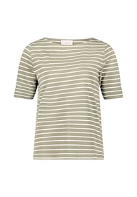 BETTY BARCLAY - Ringelshirt mit U-Boot-Ausschnitt - Cream/Beige