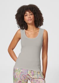 MADELEINE - Tanktop mit breiten Trägern - bleu