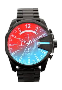 DIESEL® MEGA CHIEF - Herren Chronograph "DZ4318" - SCHWARZ