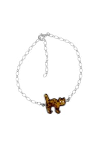 OSTSEE-SCHMUCK® - Armband , Katze , Silber 925/000 - silber