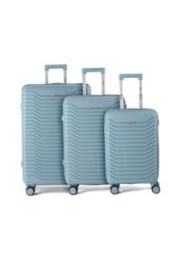 benzi 5820 - 5820 4 Rollen Kofferset 3-teilig - hellblau