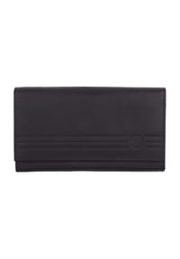 GALERIA - Langbörse, Leder, Ornament-Prägung, für Damen - 01 SCHWARZ
