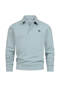 KRONSTADT - Sweatshirt KSLars Polosweater - Black