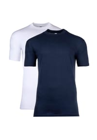 HOM - Herren T-Shirt, 2er Pack - Tee Shirt Harrow, kurzarm - Blau