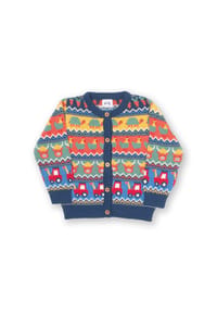 KITE - Kinder Kaleidoscope Strickjacke Bio-Baumwolle - mehrfarbig