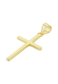 Adelia's Cross Collection - Anhänger – Kreuz Kreuzanhänger aus 925 Silber - gold