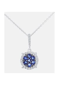 Diamant L'eternel - Kette mit Anhänger, mit Diamant, 375 Weißgold - white gold
