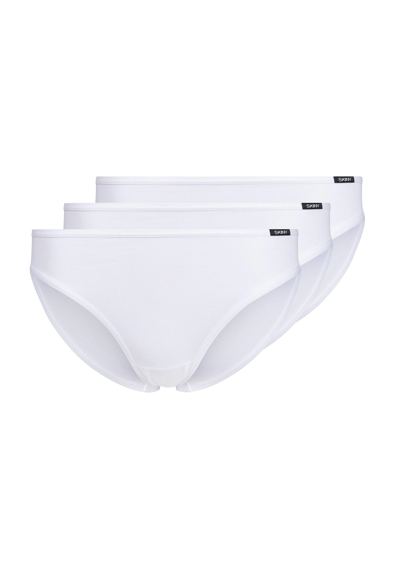 Sk Unisex Weiß Skiny Advantage Cotton Stretch Bikini Briefs 3 Pack | 081482-080500 - Bild 4