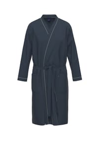 AMMANN - Morgenmantel Sweat Organic Cotton - Nightblue