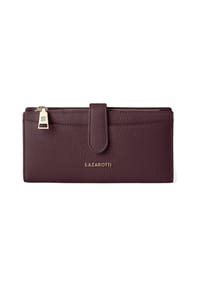 LAZAROTTI Bologna Leather - Bologna Leather Geldbörse Leder 20 cm - black