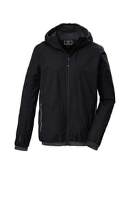 killtec® - Übergangsjacke Kos 26, Stehkragen, für Herren - 200  SCHWARZ