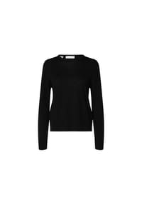 SELECTED FEMME - Wollpullover "Thea", Rippbündchen, für Damen - 179099 BLACK
