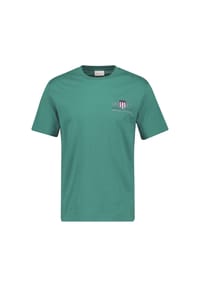 GANT - Herren T-Shirt - REG ARCHIVE SHIELD EMB, Rundhals, kurzarm, Stickerei - Blau