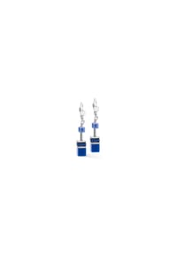 COEUR DE LION GeoCUBE® - Ohrringe Iconic Azure Spirit - Blau-Petrol