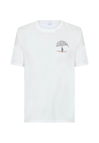mey - Schlafanzug-Oberteil Mey X Loriot, Rundhals, für Herren - 1 WEISS