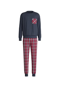 CALIDA - Herren Bündchen-Pyjama Family & Friends - dark sapphire