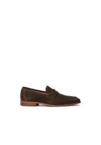 Kazar - Herren Slipper aus Wildleder in brauner Farbe - Braun